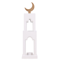 PAFU Tee licht Kerze beleuchtet islamische Moschee Laterne Minarett Ramadan Dekoration