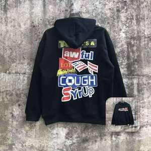 Sweat-shirts à capuche personnalisés de haute qualité pour l'hiver et l'automne, sweat-shirts à capuche avec un motif graphique, beaucoup de sirops contre la toux, sweat-shirts pour hommes - Product Image 4