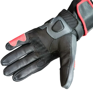 Premium Unisex Leather Motorcycle Racing <b>Gloves</b> with Touch Screen & Knuckle Protection for Outdoor Sports - Product Image 3