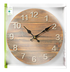 Orologio da parete in legno 30 cm (Nedis CLWA002WD30) - Product Image 3
