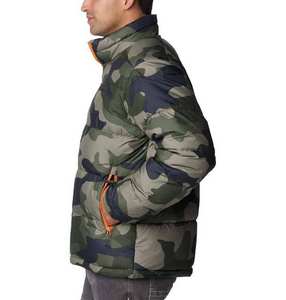 Chaqueta de Invierno para Hombre con Logotipo Personalizado, Color Camuflaje, Manga Larga, Impermeable, Cortavientos, Cuello Alto, Hecha de Lona, Estilo Urbano - Product Image 5