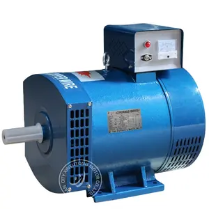 Alternator kepala generator listrik, tiga fase tunggal 3KW ~ 50KW 10kw 12.5KVA 10KVA Dinamo 220V 380V