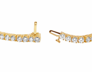 Trendy <b>Rose</b> <b>Gold</b> <b>Bracelet</b> with Lab Grown Diamonds Sophisticated Tennis Link Style Jewelry <b>for</b> Stylish <b>Women</b> - Product Image 3