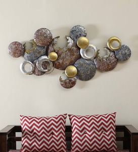 Metal Art Deco Modern Metal <b>Wall</b> <b>Clock</b> Garden Faux Stone Quartz Outdoor <b>Wall</b> <b>Clock</b> Unique Design l <b>Wall</b> <b>Clock</b> - Product Image 2
