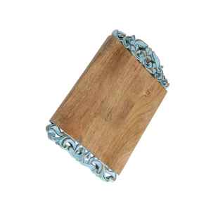 Tabla de Cortar de Madera de Acacia Hecha a Mano de Buena Calidad, Tabla de Cortar de Alta Calidad, Tabla para Servir Queso, Hecha a Mano, Duradera, Apta para Lavavajillas - Product Image 1