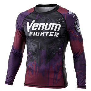 Camiseta Deportiva de Manga Larga para Entrenamiento, Gimnasio y Running, Fabricada con Material Duradero, Rango de Movimiento Completo, Camiseta Deportiva Venum Fighter - Product Image 2