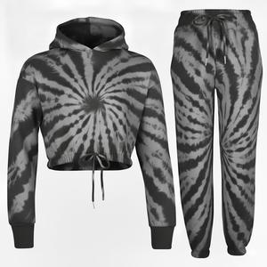 Women Winter Tracksuit Set Heavy Fleece Oversized Hoodie <b>Jogger</b> Two Piece Custom Logo Sportswear Street Fit - Product Image 2