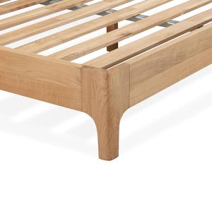 Base de Cama de Madera de Teca Sólida y Material de Alta Calidad para Uso en Dormitorios Interiores - Product Image 3