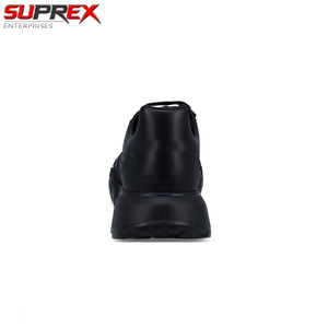 SUPREX ENTERPRISES Baskets montantes noires en cuir véritable, imprimé léopard, à lacets, anti-odeur, décontractées, mode, haute qualité - Product Image 2