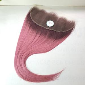 Premium 100% Máquina de cabello Remy vietnamita Trama doble Longitud de color personalizada 10-30 pulgadas Paquete frontal recto de hueso - Product Image 5