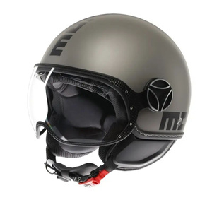 Casco de Motocicleta CASCO JET MOMO DESIGN FGTR EVO, Nuevo, de Fibra de Carbono, con Visera Doble y Cierre Rápido para Motocross - Product Image 1