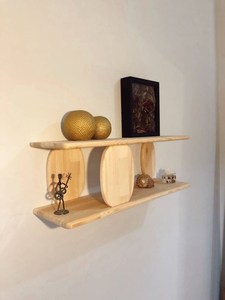 Nouveau design étagère murale en bois étagères de rangement murales pour la maison hôtels salon cuisine salle de bain accessoires de décoration intérieure - Product Image 6