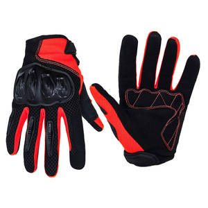 Gants de moto en cuir de chèvre avec paume renforcée, imperméables, coupe-vent et anti-UV pour le cyclisme sportif hivernal - Product Image 1