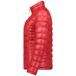 แจ็คเก็ตทรงสลิมฟิตสำหรับผู้หญิงเสื้อโค้ทขนเป็ดยืดหยุ่นได้เสื้อแจ็คเก็ตสำหรับเดินทางเสื้อแจ็คเก็ตกันลมคอตั้งและโลโก้ตามสั่ง - Product Image 4