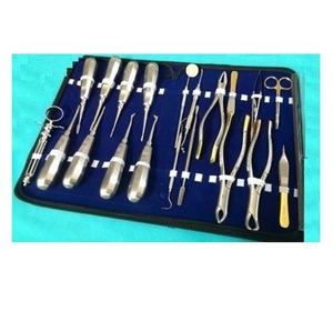 INSTRUMENTS DE CHIRURGIE ORALE DENTAIRE, KIT DE FORCEPS D'EXTRACTION ET D'ÉLÉVATEURS AVEC CERTIFICATION ISO ET CE - Product Image 1