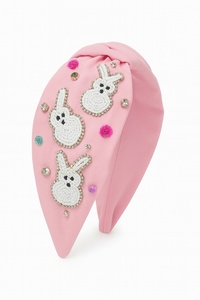 Luxury <b>Sequin</b> Beaded Headband for Women Girls Handmade Crystal Embroidery Hair Accessory Premium Quality <b>Fabric</b> for Festival - Product Image 5