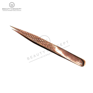 Pince à cils plasma or rose, service OEM en acier inoxydable, 6 pièces, par Beauty Concept écologique - Product Image 2