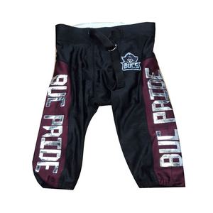 Short de football américain personnalisable pour hommes femmes matériel respirant sergé Logo broderie Sublimation impression conception pour - Product Image 3