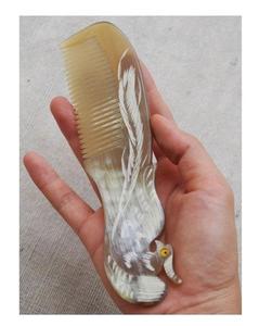 หวีฮอร์นธรรมชาติหวีสำหรับดูแลเส้นผมประจำวันจัดแต่งทรงผมและเดินทางเป็นมิตรต่อสิ่งแวดล้อมผู้จัดจำหน่ายในเวียดนามขายส่ง - Product Image 1