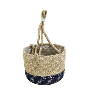 Corde de jute panier suspendu plante maison stockage tissé panier stockage paniers suspendus multicolore suspendu planteur Pot avec le meilleur prix - Product Image 5