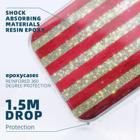 Motif d'écailles de poisson de Style coloré de luxe 14 X Bling Anti-drop Cove Design Glitter Phone Case pour Iphone 15 14 13 12Pro Max