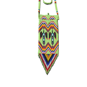 Sac de téléphone avec perles de rocaille de créateur avec broderie complexe Pochette pour téléphone avec perles personnalisées Sac pour téléphone portable perlé de qualité supérieure - Product Image 2