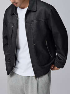 Veste universitaire moderne avec coupe ajustée et mélange de laine premium - Product Image 3