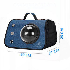 Zaino Trasportino Portatile per Animali Domestici in Tessuto Oxford, Traspirante, con Fantasia a Tinta Unita, per Cani, Ideale per Viaggi - Product Image 2