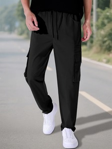 C Été 2025 Collection Casual Cargo Jogger 100% Coton Biologique Premium Pantalons pour Hommes Nouveau Personnaliser Pantalon Respirant - Product Image 4