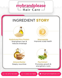 Máscara nutritiva para el cabello con agua de arroz natural para reparación de puntas abiertas OEM ODM marca personalizada etiqueta privada cuidado del cabello - Product Image 6