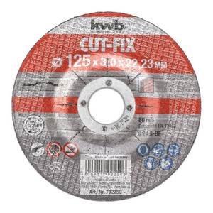 Disco de Corte para Amoladora Kwb (125x3 mm) CUT FIX 792250, Producto de Discos Abrasivos - Product Image 1