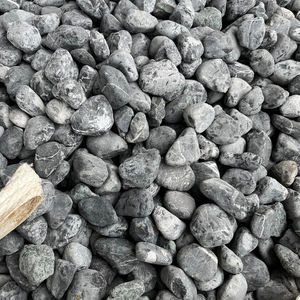 Paysage de pierre naturelle du Vietnam-Gravier de galets dégringolé noir - Product Image 1