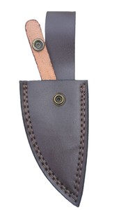 Nuevo estilo Damasco Acero al aire libre Camping caza Bushcraft cuchillo con Funda de cuero mejor mango de madera cuchillo de combate - Product Image 6