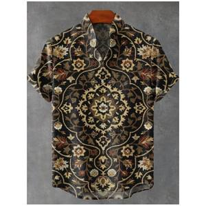 Polo vierge à manches courtes en polyester 100% à séchage rapide avec impression sublimée pour hommes - Product Image 2