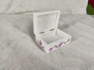 Vente à l'exportation de bijoux en marbre martelé 10x7.5 cm avec motif de nacre rose disponibles chez Bulk Supply from India - Product Image 6