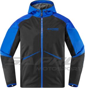 Veste Softshell d'hiver tactique pour homme Sapro, style motard, avec capuche, 6 poches zippées, imperméable et coupe-vent, vente en gros - Product Image 2