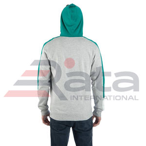 Sweat à capuche en molleton bouclette personnalisé, broderie chenille, lettres et patchs d'hiver, imperméable et respirant, vente en gros - Product Image 3