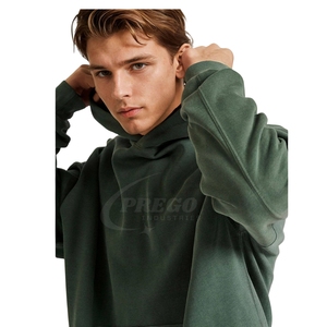 เสื้อฮู้ดดี้ผู้ชายไซส์ใหญ่ ผ้าคอตตอน 100% แบบเรียบ สไตล์ฮิปฮอป สตรีทแวร์ หลายสี หรูหรา ขายส่งจำนวนมาก รับผลิตแบบ OEM - Product Image 6