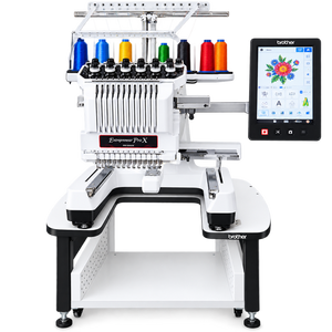 Machine à broder automatique PR1050X, tête simple, 12 aiguilles, moteur à roulement, engrenage de haute qualité, garantie de 2 ans - Product Image 6