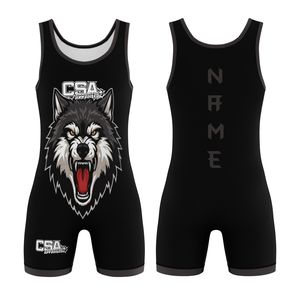 Vente chaude Sublimation Impression MMA Porte Full Body Wrestling Singlet Nouveau Design Top dans la ville 2026 Wrestling Fighting Wears - Product Image 1