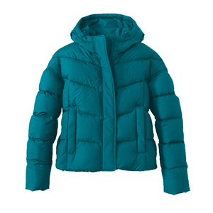 Chaqueta acolchada con cremallera y patrón de camuflaje de color sólido Tela de burbujas de estilo callejero de invierno - Product Image 1