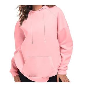 Sudaderas con capucha de gran tamaño de invierno con forro de algodón grueso para mujer de manga larga, sudaderas cálidas, suéter con capucha de tela de punto estampado - Product Image 3