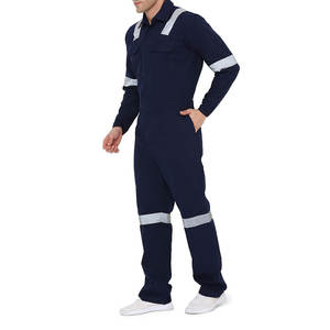 Ropa de trabajo de tela personalizada, tiras reflectantes, mono de fábrica, ropa de trabajo, mono uniforme, traje de trabajo - Product Image 2