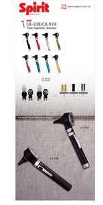 Otoscopio Manual con Mango y Clip de Bolsillo Estuche Metálico - Product Image 3