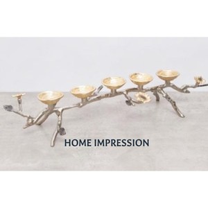 ชุดเชิงเทียนตกแต่งแฟนซี2ชิ้นเชิงเทียนคุณภาพสูงเชิงเทียนคลาสสิกสำหรับงานปาร์ตี้ - Product Image 3