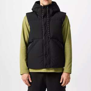 Chaleco Acolchado de Lona Resistente para Hombre, Antiarrugas, Ropa de Invierno, Personalización de Logotipo OEM, Producción al por Mayor - Product Image 6