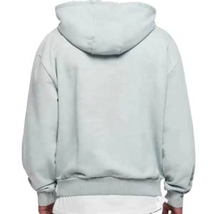 High sale Men oversized <b>zip</b> up hoodie 100% organic cotton men's sweatshirt with <b>pockets</b> Zipper organic cotton oversized <b>hoodies</b> - Product Image 5