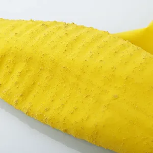 Surchaussures en caoutchouc imperméables et résistantes aux produits chimiques, hauteur 12,5 pouces, tailles S à XXL, jaune/noir/orange, semelle antidérapante - Product Image 4