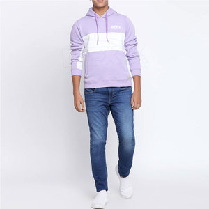 Sweat-shirts à capuche élégants pour hommes en coton/polyester respirant, pour l'hiver et l'extérieur, avec poche, en gros - Product Image 4