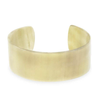 Brazalete de Moda de Cuerno de Búfalo Hecho a Mano de Lujo para Niñas, Joyería Personalizada de Estilo Nuevo, Talla Grande - Product Image 6